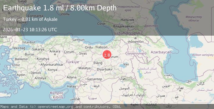 Map of EASTERN TURKEY