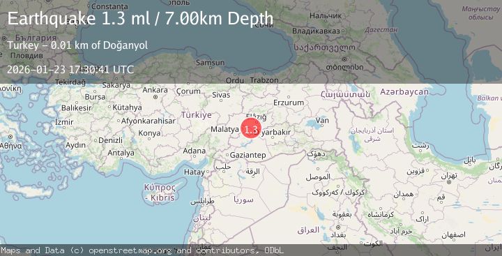 Map of EASTERN TURKEY