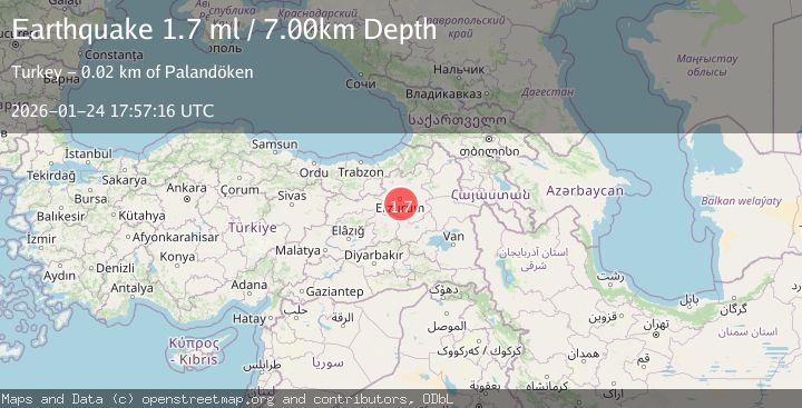 Map of EASTERN TURKEY