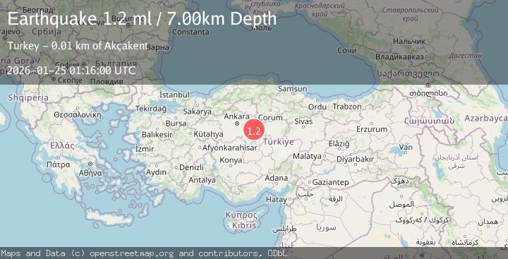 Map of CENTRAL TURKEY