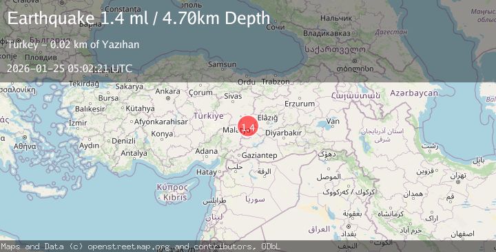Map of EASTERN TURKEY