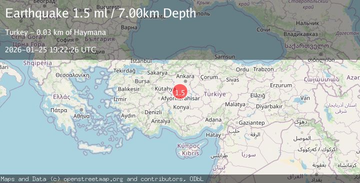 Map of CENTRAL TURKEY