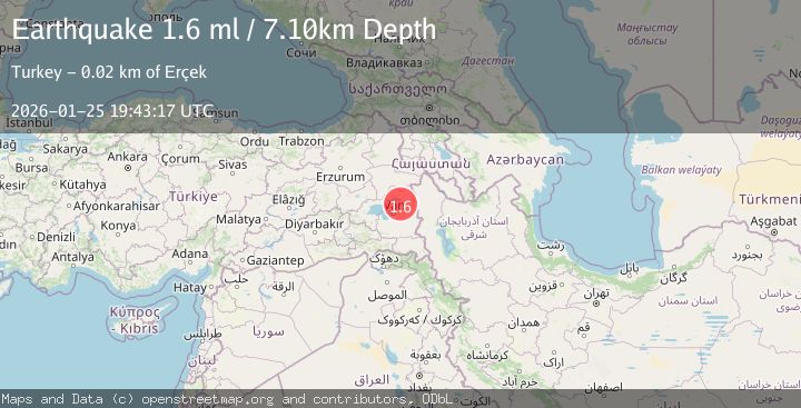 Map of EASTERN TURKEY