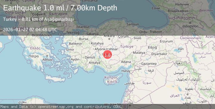 Map of CENTRAL TURKEY