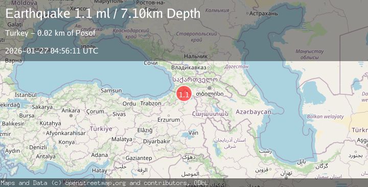 Map of EASTERN TURKEY