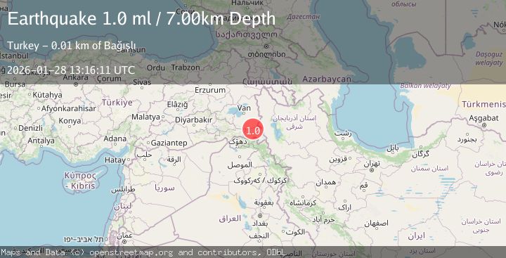 Map of TURKEY-IRAQ BORDER REGION