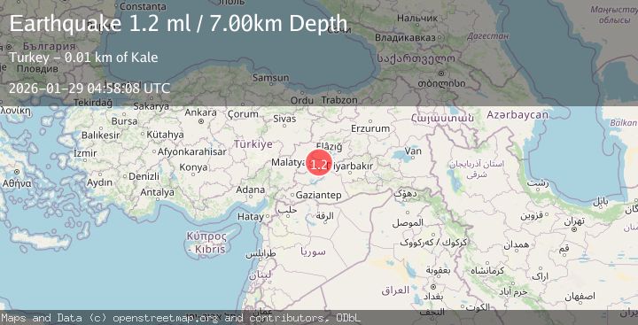 Map of EASTERN TURKEY
