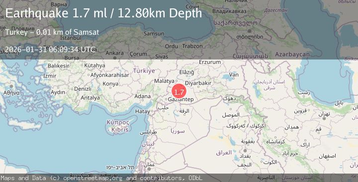 Map of EASTERN TURKEY
