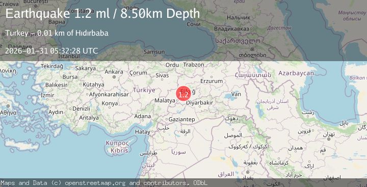 Map of EASTERN TURKEY
