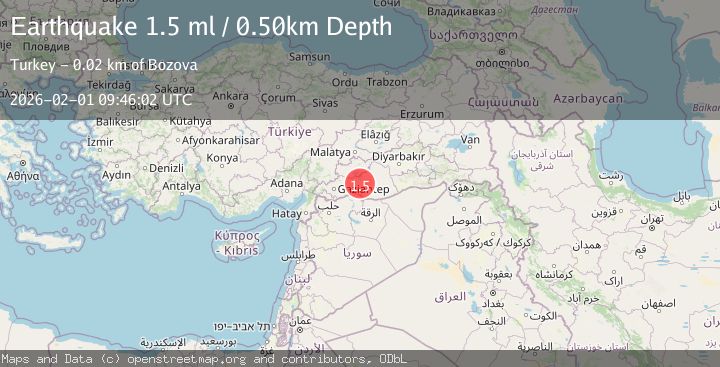 Map of EASTERN TURKEY