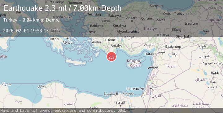 Map of EASTERN MEDITERRANEAN SEA