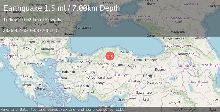 Map of CENTRAL TURKEY
