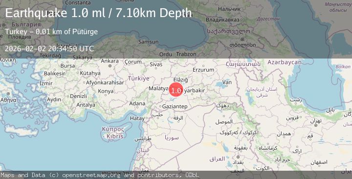 Map of EASTERN TURKEY