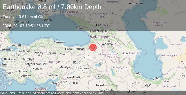 Map of EASTERN TURKEY