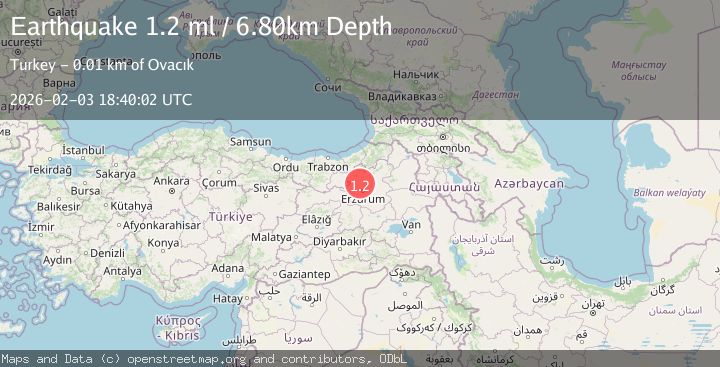 Map of EASTERN TURKEY