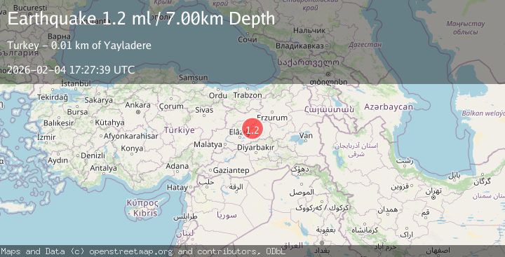 Map of EASTERN TURKEY