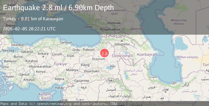 Map of EASTERN TURKEY