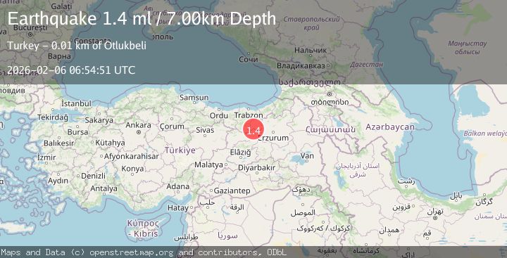 Map of EASTERN TURKEY