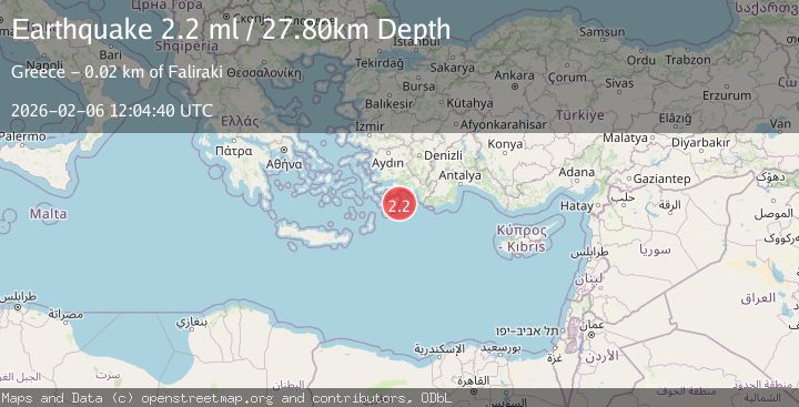 Map of DODECANESE IS.-TURKEY BORDER REG