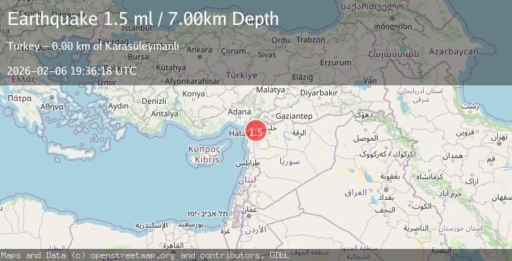 Map of TURKEY-SYRIA BORDER REGION