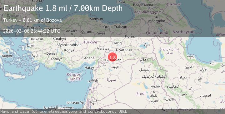 Map of EASTERN TURKEY