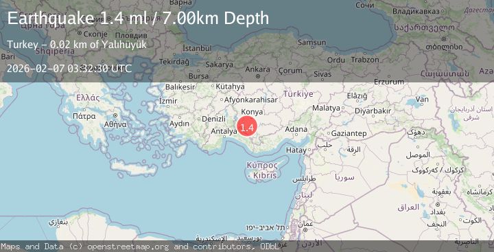 Map of CENTRAL TURKEY