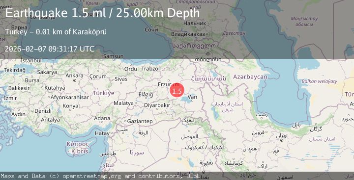 Map of EASTERN TURKEY