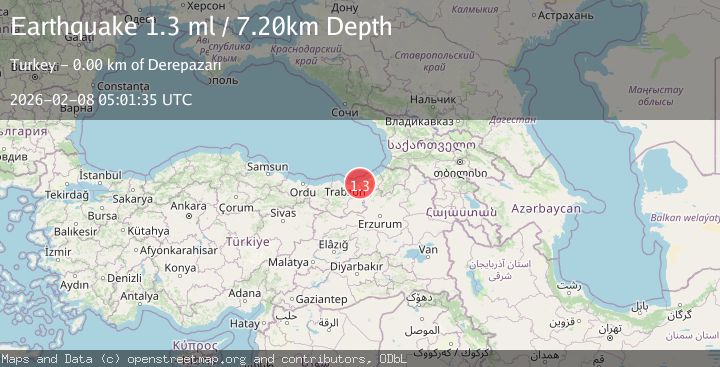 Map of EASTERN TURKEY