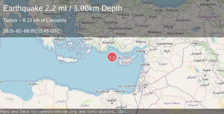 Map of CYPRUS REGION