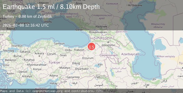 Map of EASTERN TURKEY