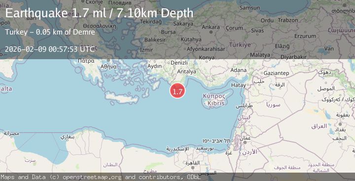 Map of EASTERN MEDITERRANEAN SEA