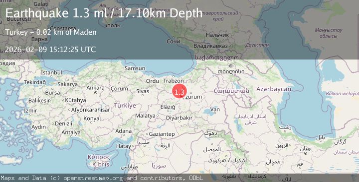 Map of EASTERN TURKEY
