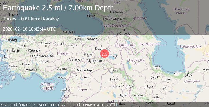 Map of EASTERN TURKEY