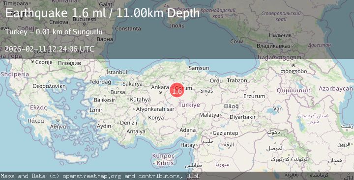 Map of CENTRAL TURKEY