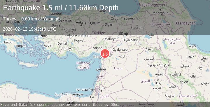 Map of TURKEY-SYRIA BORDER REGION