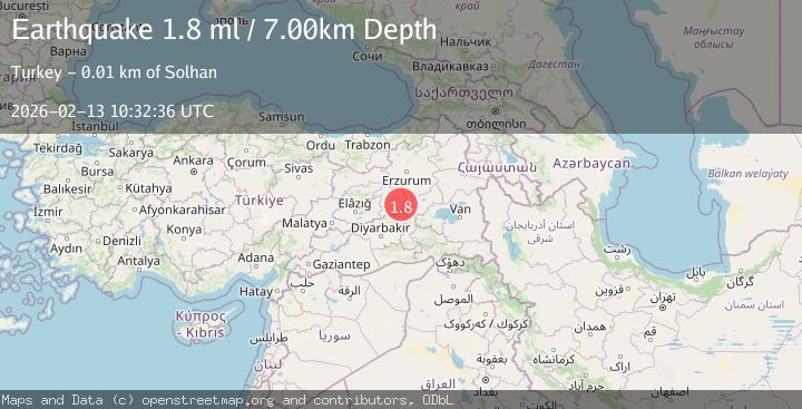 Map of EASTERN TURKEY