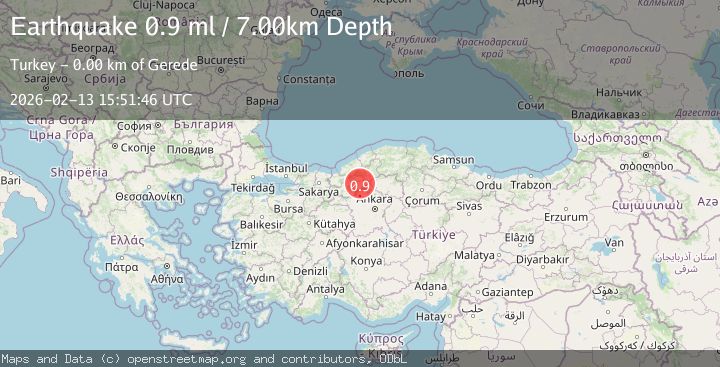 Map of CENTRAL TURKEY