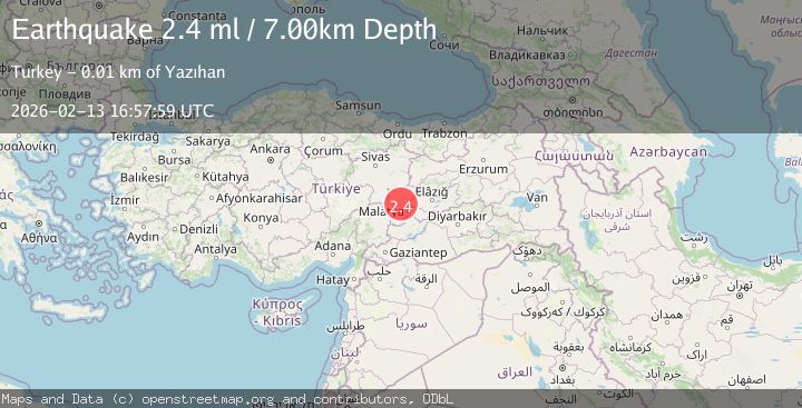 Map of EASTERN TURKEY