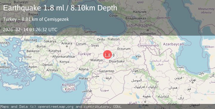 Map of EASTERN TURKEY