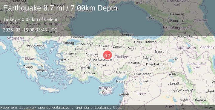 Map of CENTRAL TURKEY