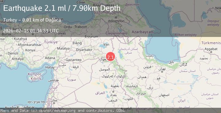 Map of TURKEY-IRAQ BORDER REGION