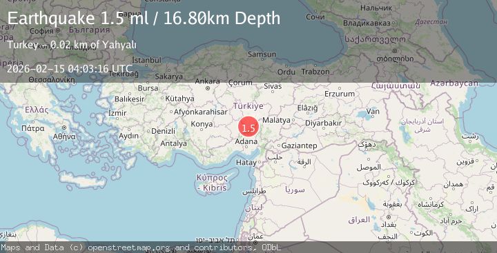 Map of CENTRAL TURKEY