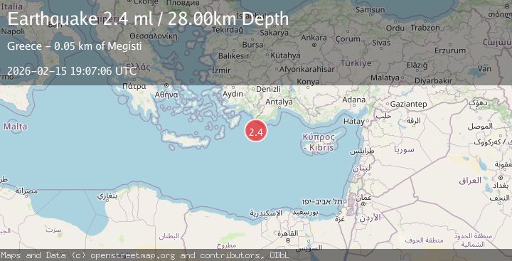 Map of EASTERN MEDITERRANEAN SEA