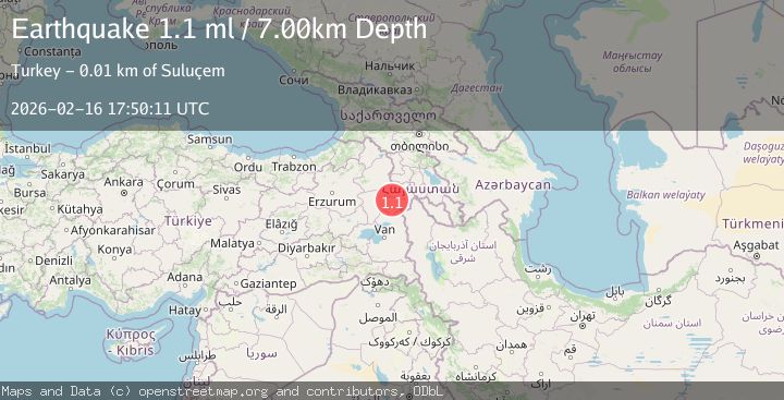 Map of EASTERN TURKEY