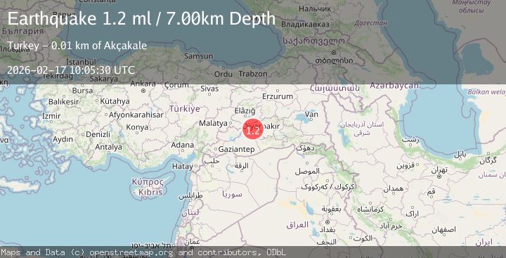 Map of EASTERN TURKEY