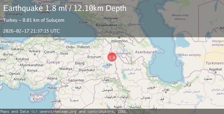 Map of EASTERN TURKEY