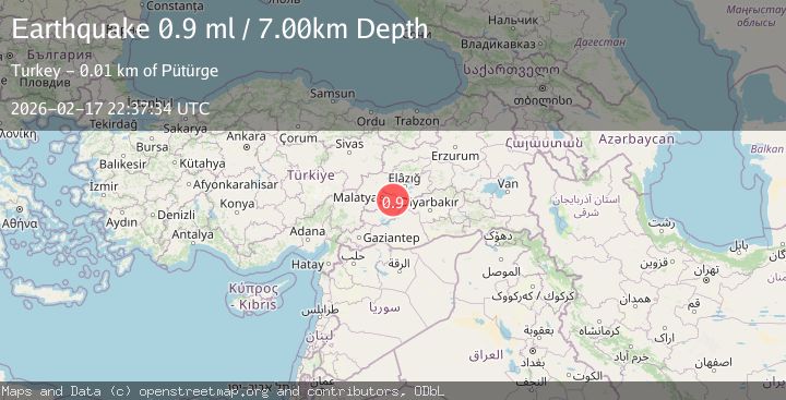 Map of EASTERN TURKEY
