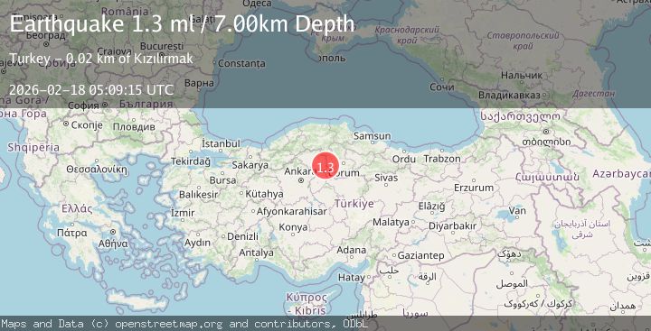 Map of CENTRAL TURKEY