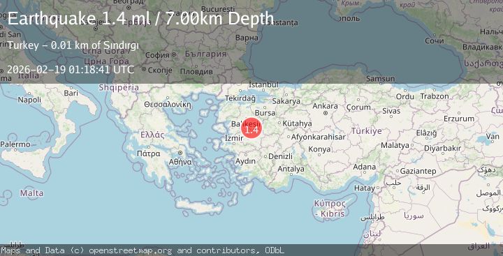 Map of WESTERN TURKEY