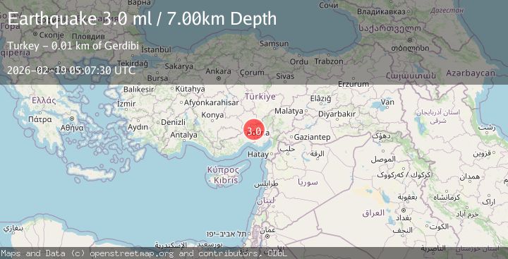 Map of CENTRAL TURKEY